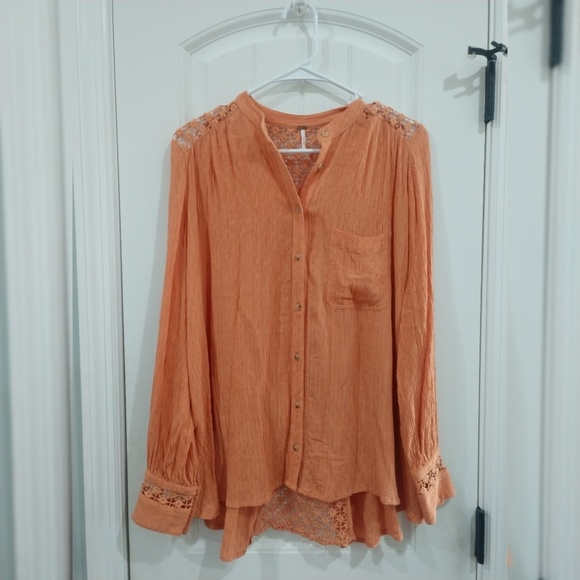Free People Tops - Free People small oversized blouse